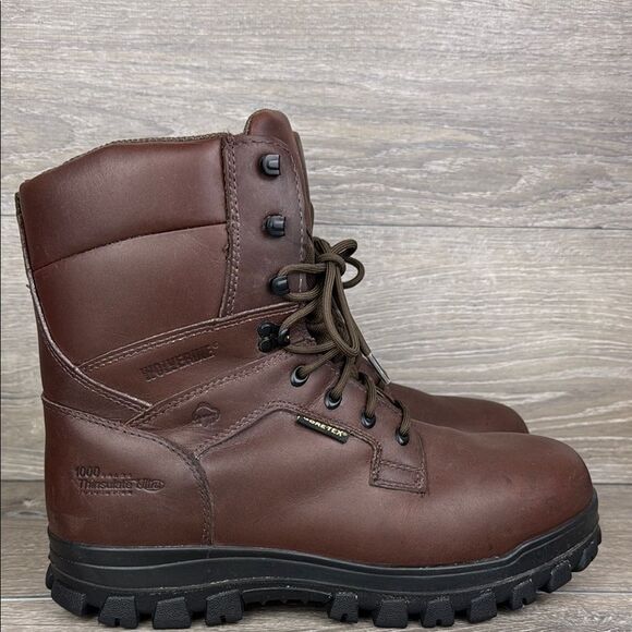 Wolverine Prairie Trekker Gore-Tex 1000gr Thinsulate Men's Sz 14 Brown Boots - Picture 1 of 14